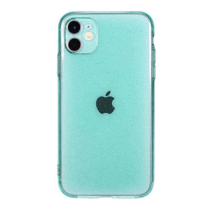 Coque iPhone 11 Fluorescente Paillettes