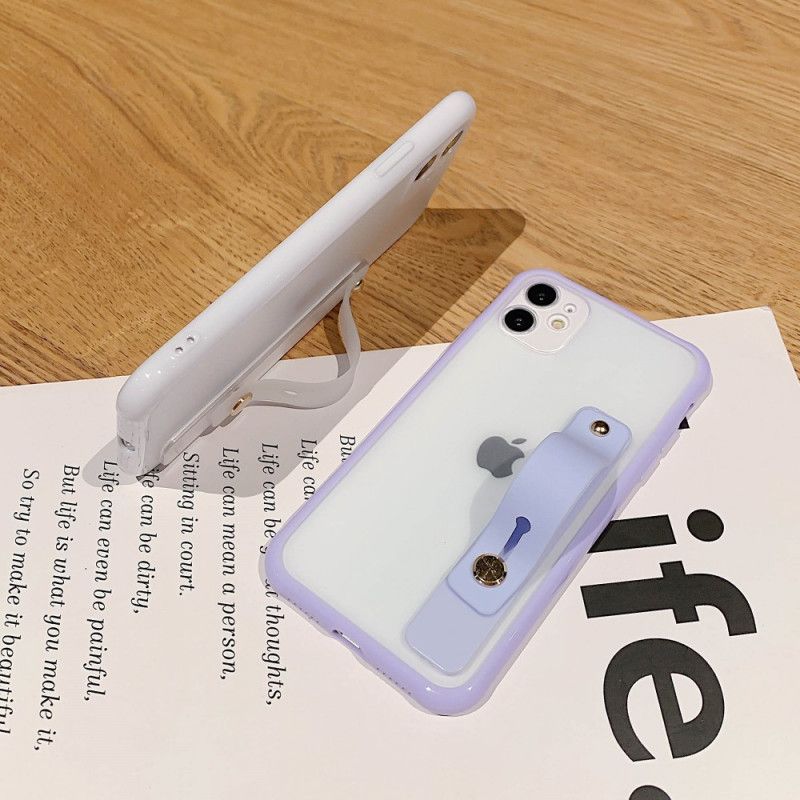 Coque iPhone 11 Hybride Avec Sangle-support