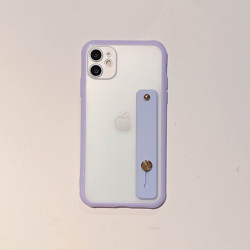Coque iPhone 11 Hybride Avec Sangle-support