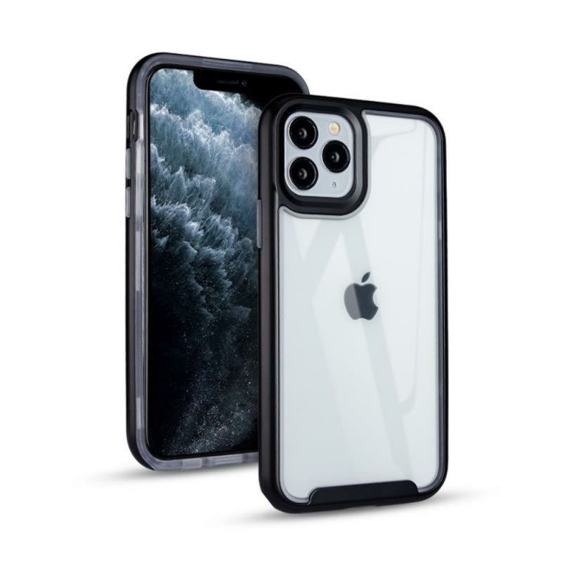 Coque iPhone 11 Hybride Rebords Colorés