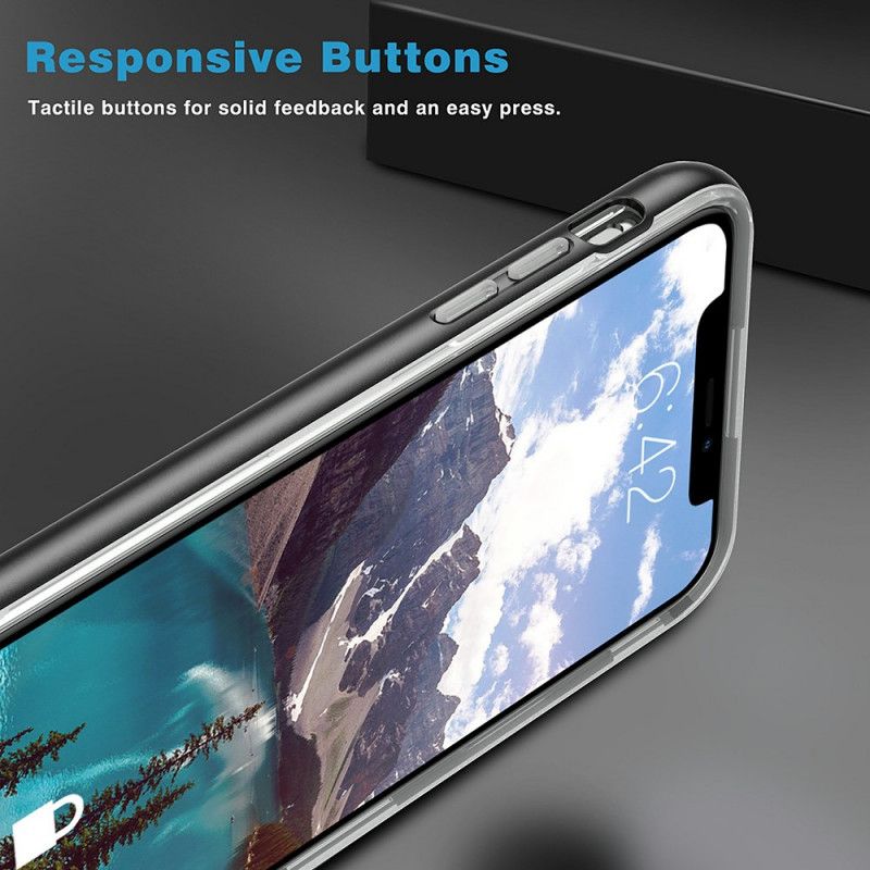 Coque iPhone 11 Hybride Rebords Colorés