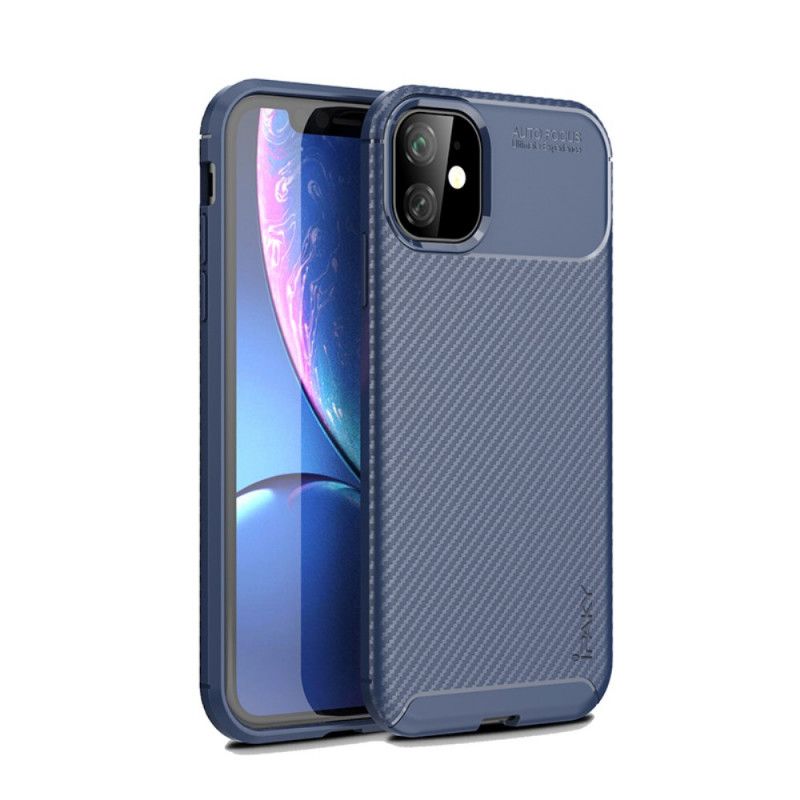 Coque iPhone 11 Ipaky Fibre Carbone