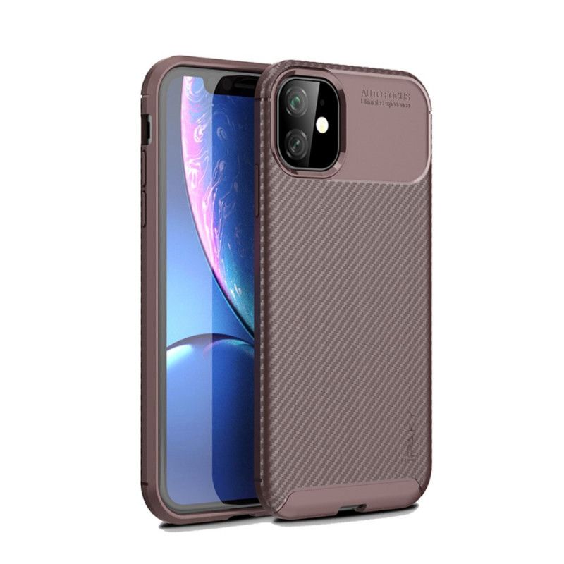 Coque iPhone 11 Ipaky Fibre Carbone