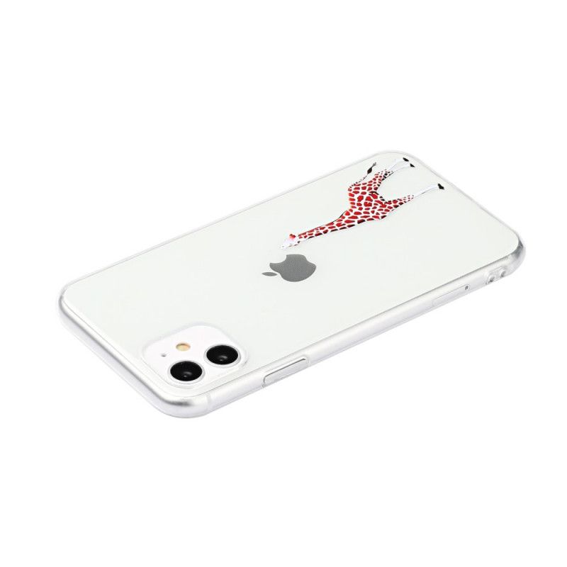 Coque iPhone 11 Jeux De Girafe Logo