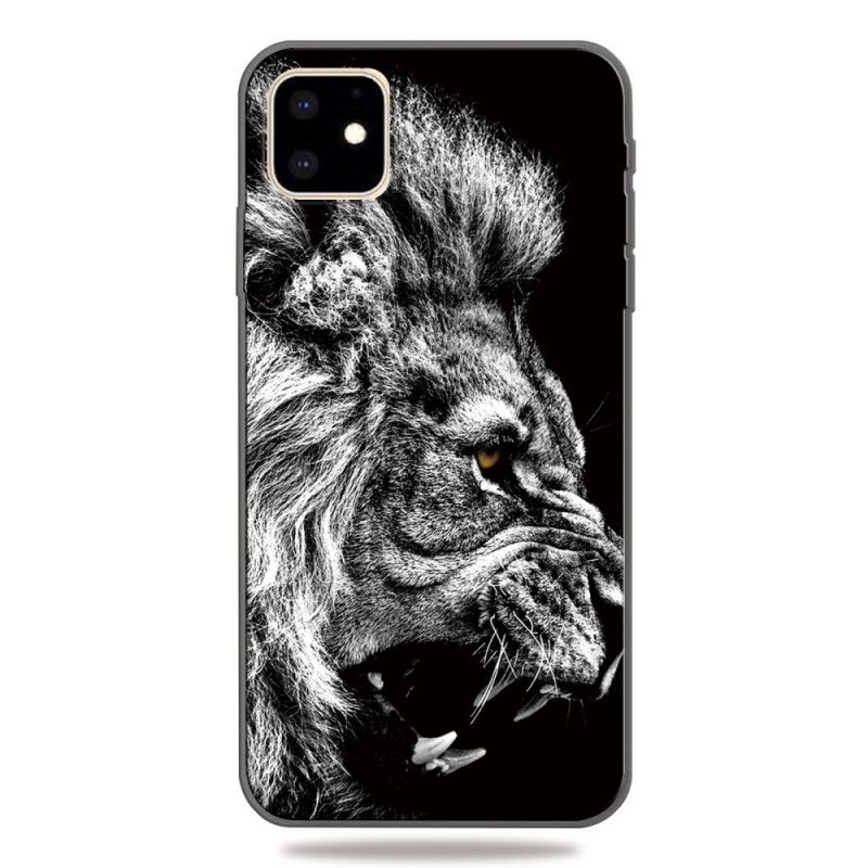 Coque iPhone 11 Lion Féroce