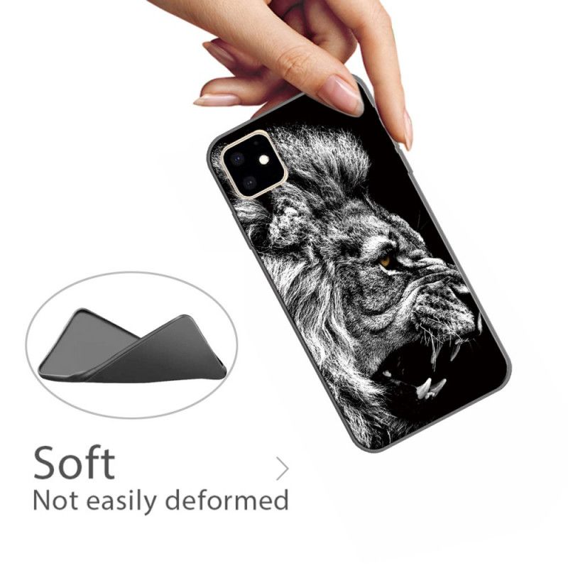 Coque iPhone 11 Lion Féroce