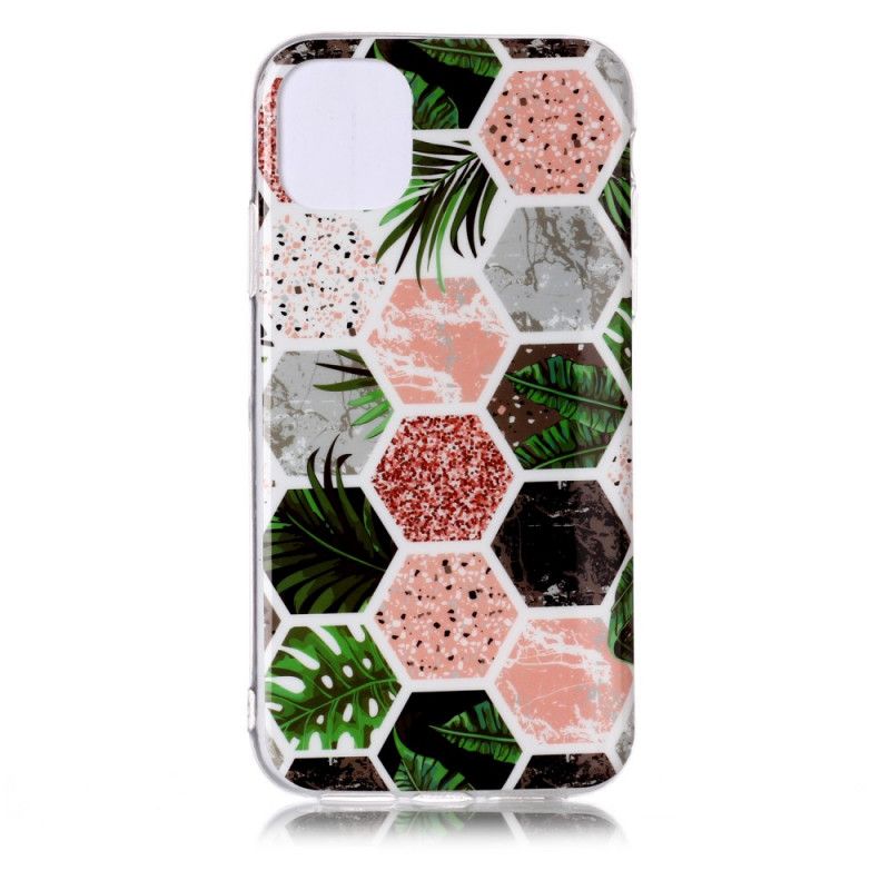 Coque iPhone 11 Paillettes Ruches Et Herbe