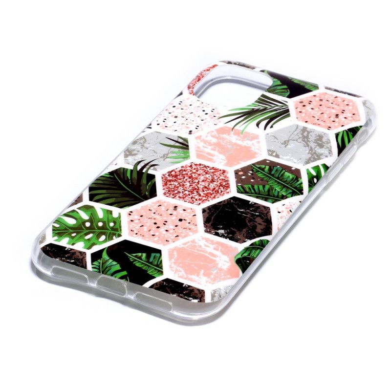 Coque iPhone 11 Paillettes Ruches Et Herbe