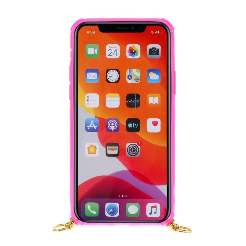 Coque iPhone 11 Pro À Cordon Avec Porte-carte