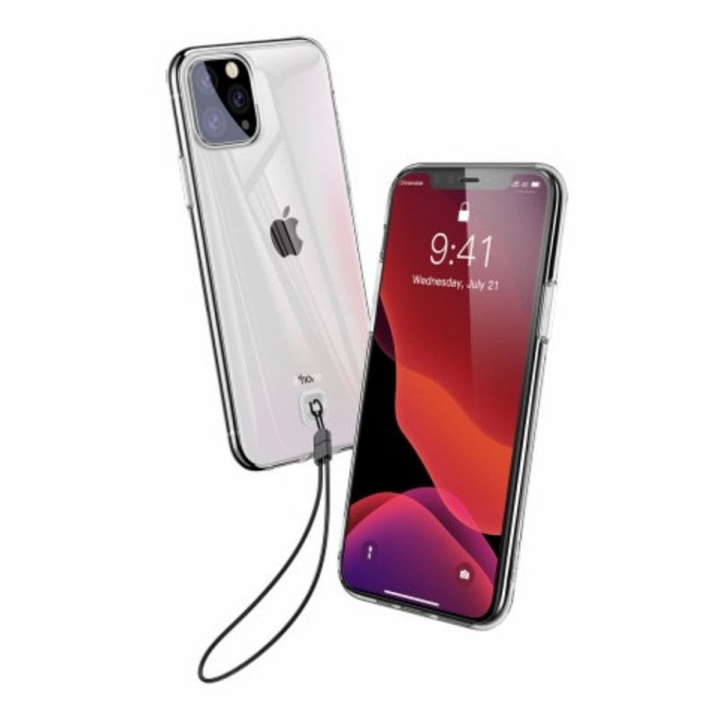 Coque iPhone 11 Pro Baseus Transparente À Lanière