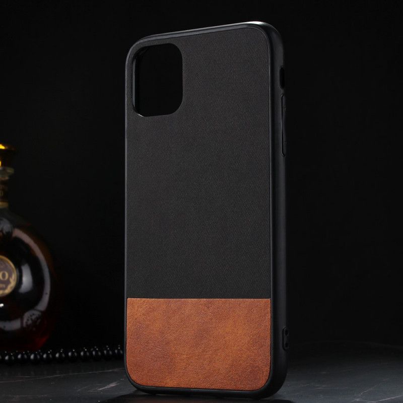 Coque iPhone 11 Pro Bicolore Simili Cuir