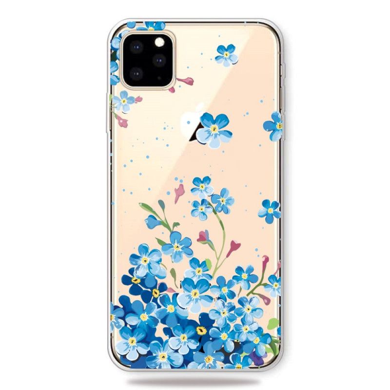 Coque iPhone 11 Pro Bouquet De Fleurs Bleues