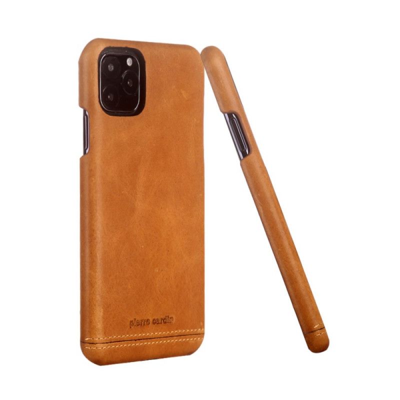 Coque iPhone 11 Pro Cuir Véritable Pierre Cardin