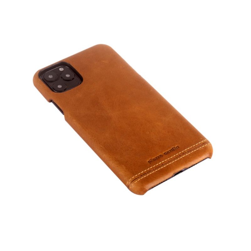 Coque iPhone 11 Pro Cuir Véritable Pierre Cardin