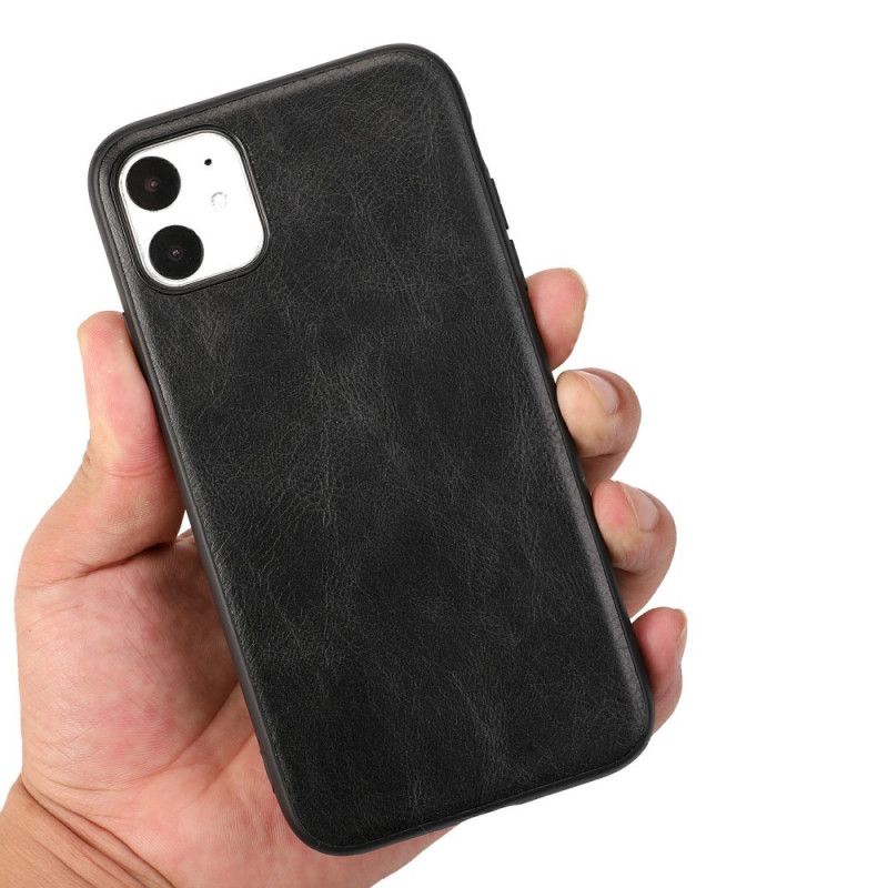 Coque iPhone 11 Pro Effet Cuir Élégance