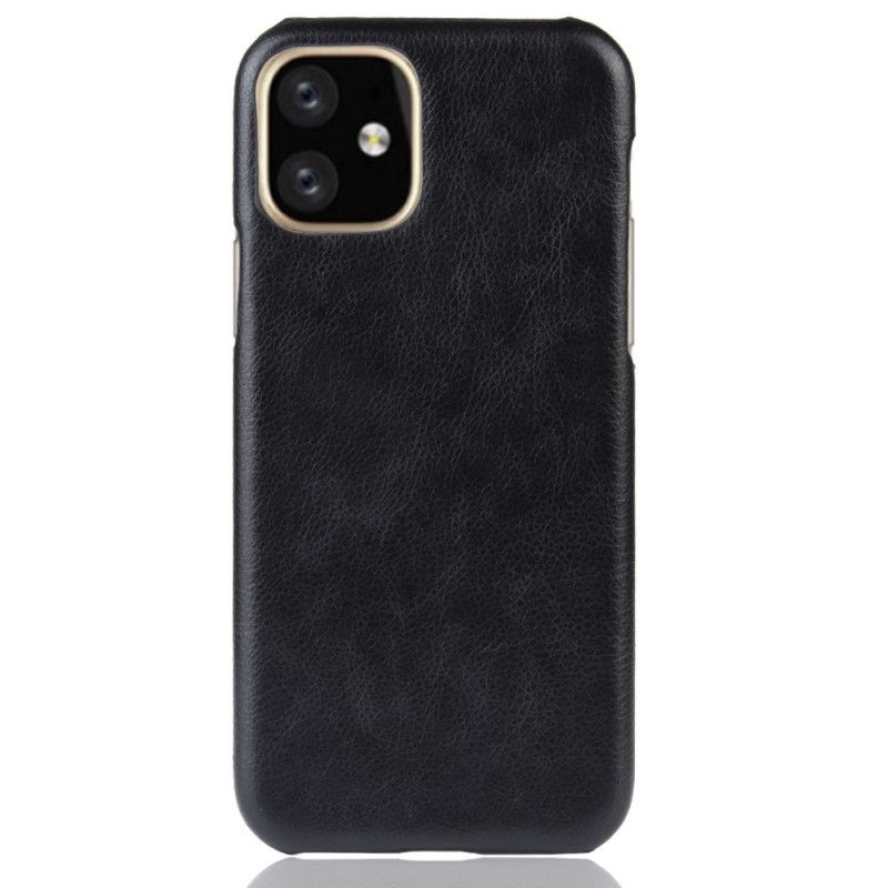 Coque iPhone 11 Pro Effet Cuir Litchi