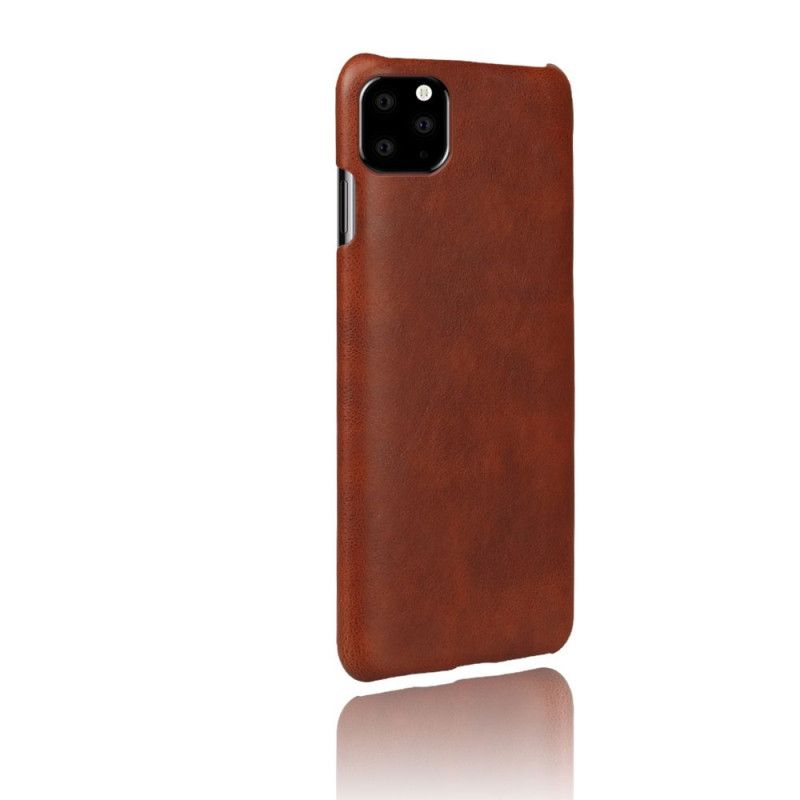 Coque iPhone 11 Pro Effet Cuir Litchi Performance