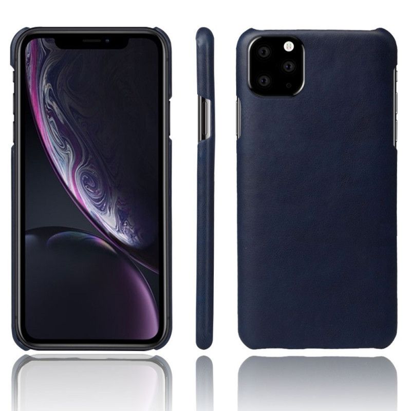 Coque iPhone 11 Pro Effet Cuir Litchi Performance