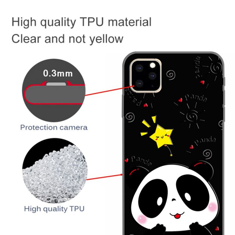 Coque iPhone 11 Pro Étoile Panda