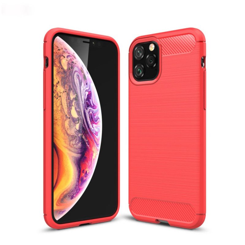 Coque iPhone 11 Pro Fibre Carbone Brossée