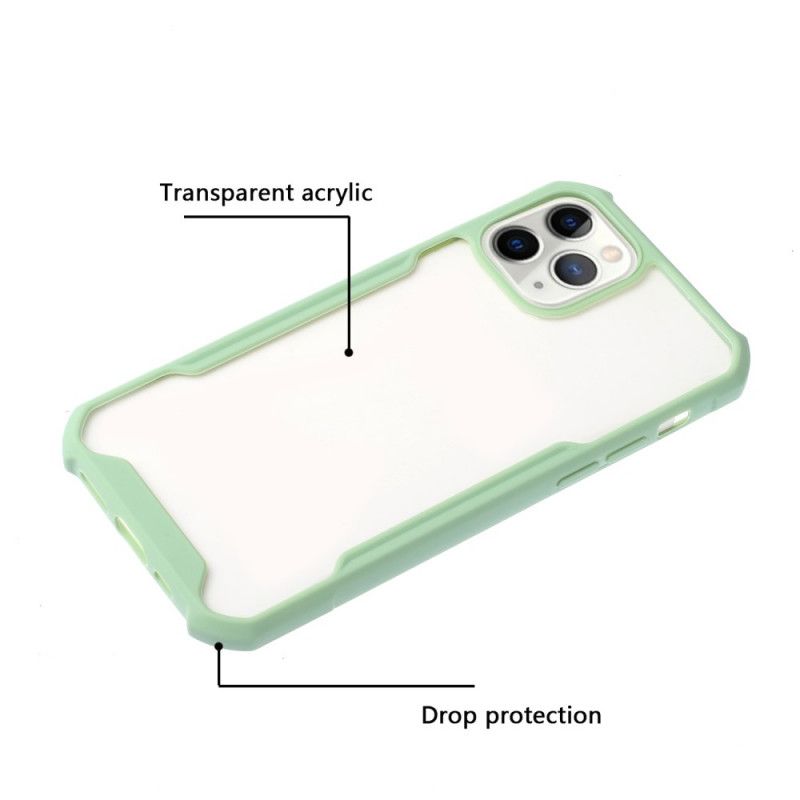 Coque iPhone 11 Pro Hybride Rebords Colorés