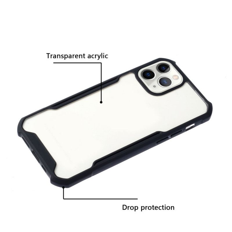 Coque iPhone 11 Pro Hybride Rebords Colorés