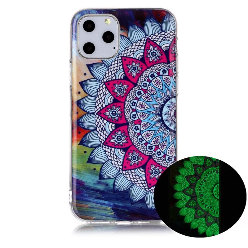 Coque iPhone 11 Pro Mandala Coloré Fluorescente