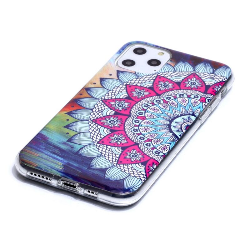 Coque iPhone 11 Pro Mandala Coloré Fluorescente