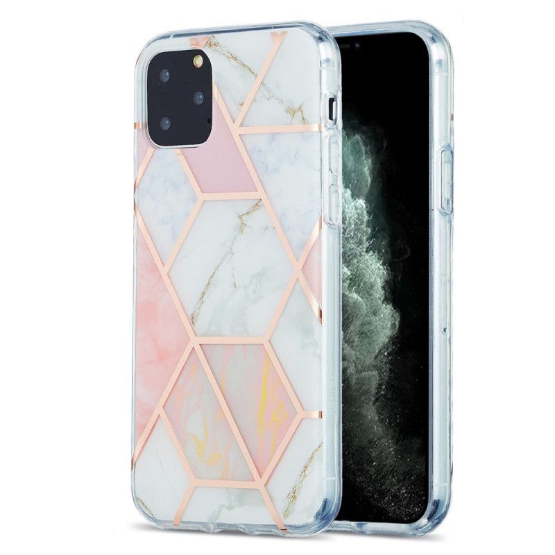 Coque iPhone 11 Pro Marbre Géométrique Flashy