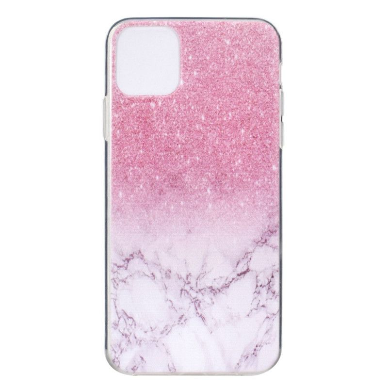 Coque iPhone 11 Pro Marbre Magenta