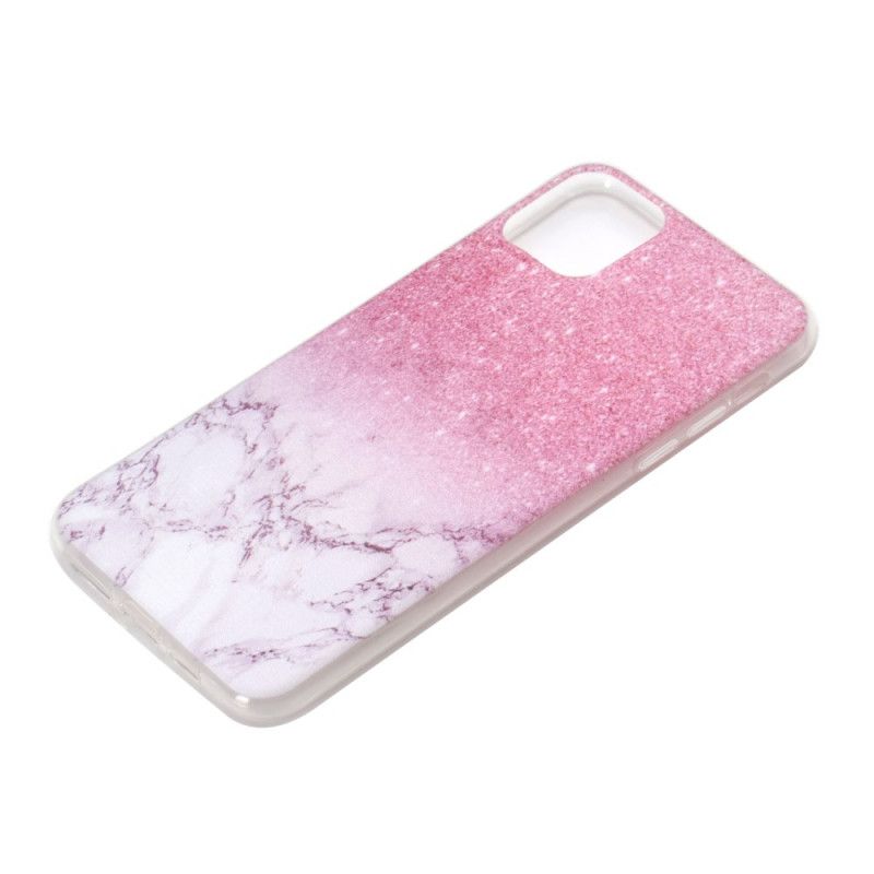 Coque iPhone 11 Pro Marbre Magenta