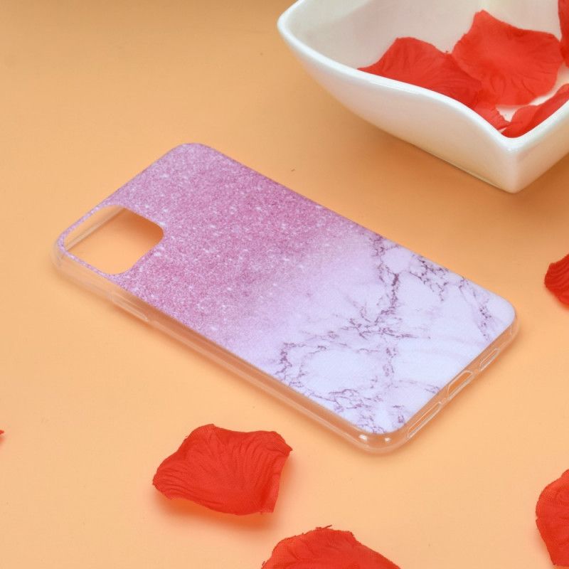 Coque iPhone 11 Pro Marbre Magenta