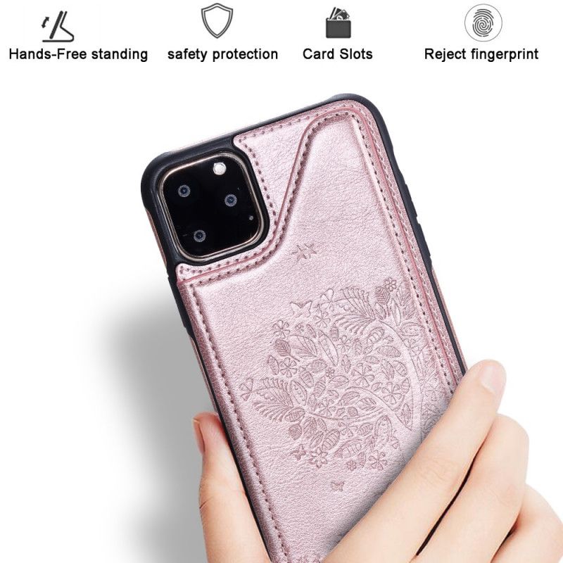 Coque iPhone 11 Pro Max Cat Print Multi Fonctionnelle