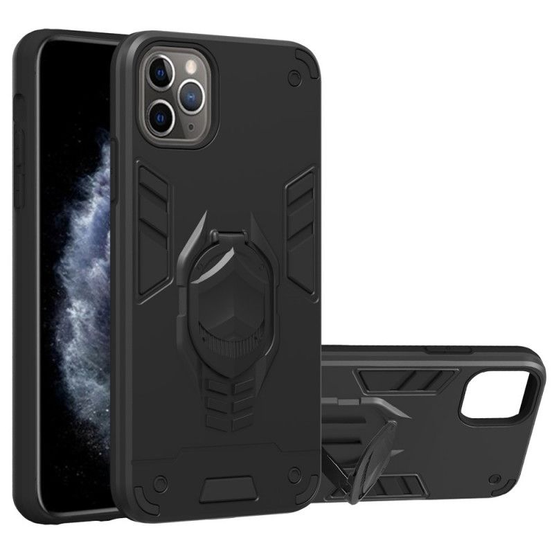 Coque iPhone 11 Pro Max Détachable Armure Avec Anneau-support