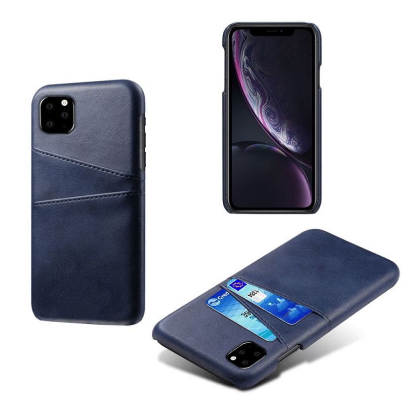 Coque iPhone 11 Pro Max Double Porte Cartes