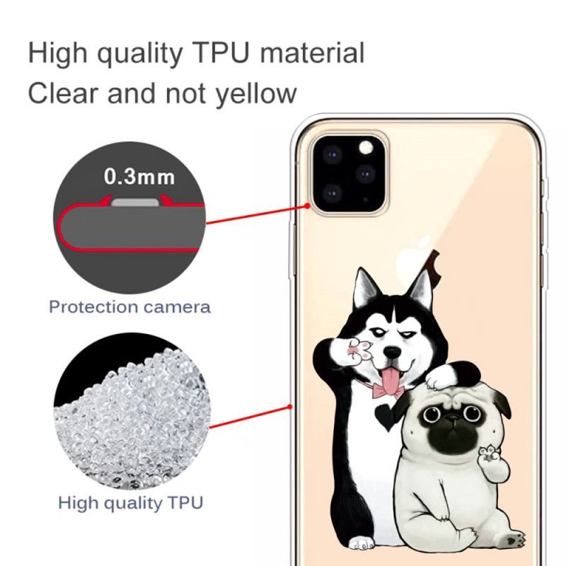 Coque iPhone 11 Pro Max Drôles De Chiens