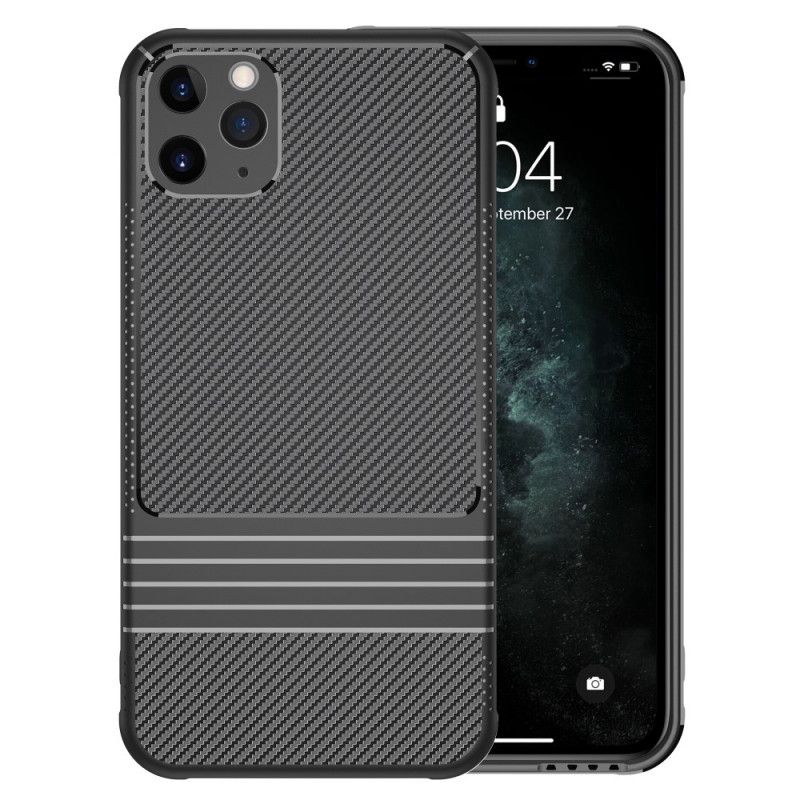 Coque iPhone 11 Pro Max Fibre Carbone Leeu