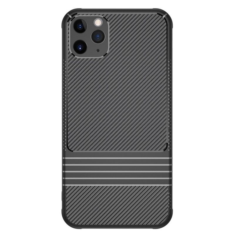 Coque iPhone 11 Pro Max Fibre Carbone Leeu