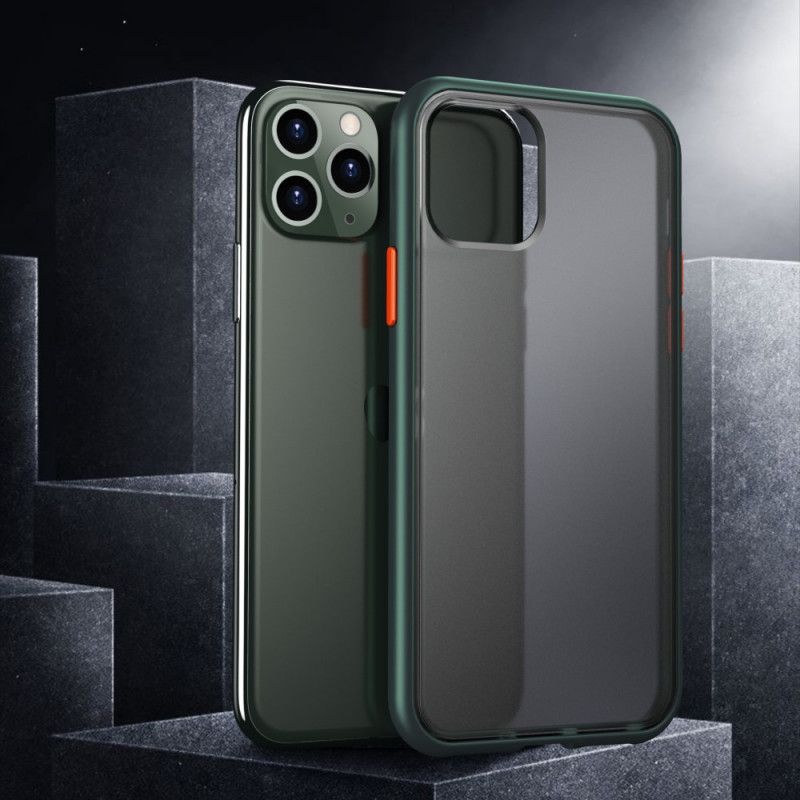 Coque iPhone 11 Pro Max Hybride Boutons Colorés