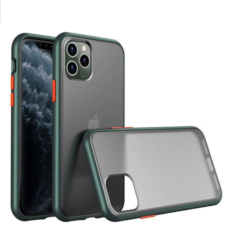 Coque iPhone 11 Pro Max Hybride Boutons Colorés