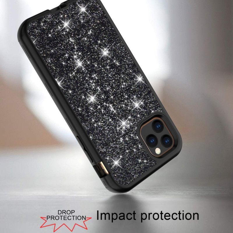 Coque iPhone 11 Pro Max Hybride Paillettes