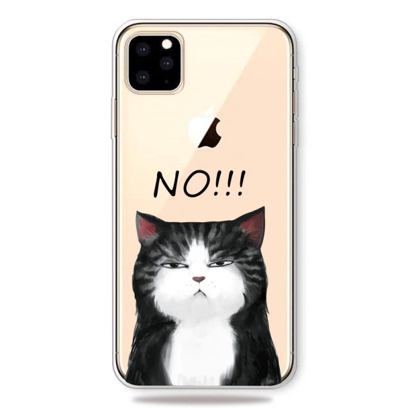 Coque iPhone 11 Pro Max Le Chat Qui Dit Non