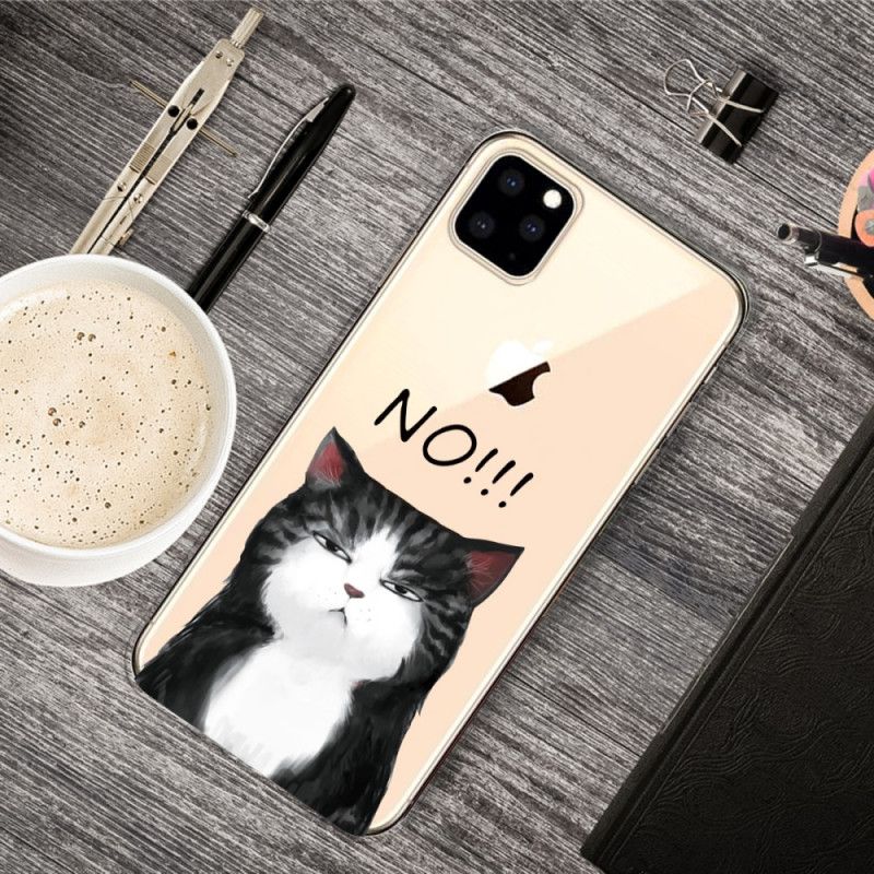 Coque iPhone 11 Pro Max Le Chat Qui Dit Non