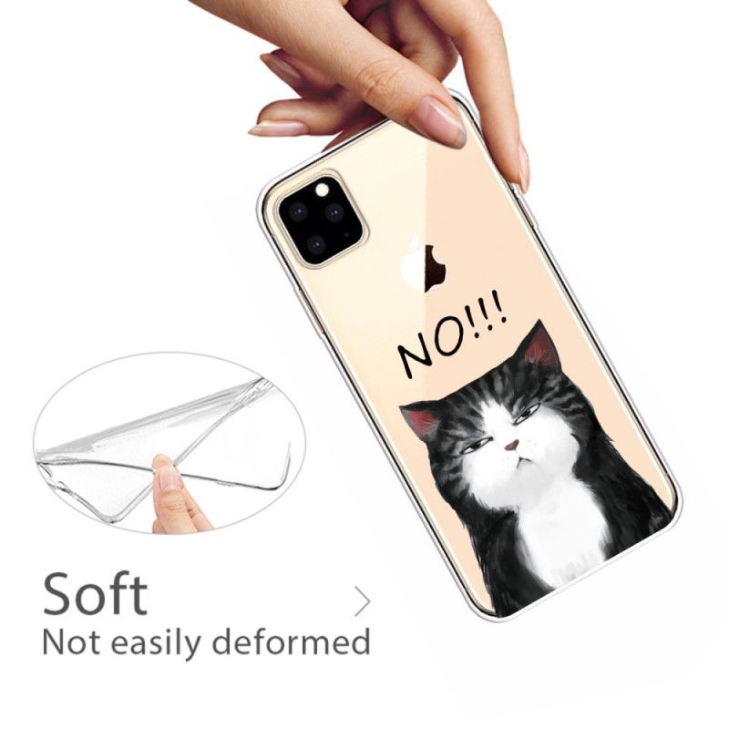 Coque iPhone 11 Pro Max Le Chat Qui Dit Non