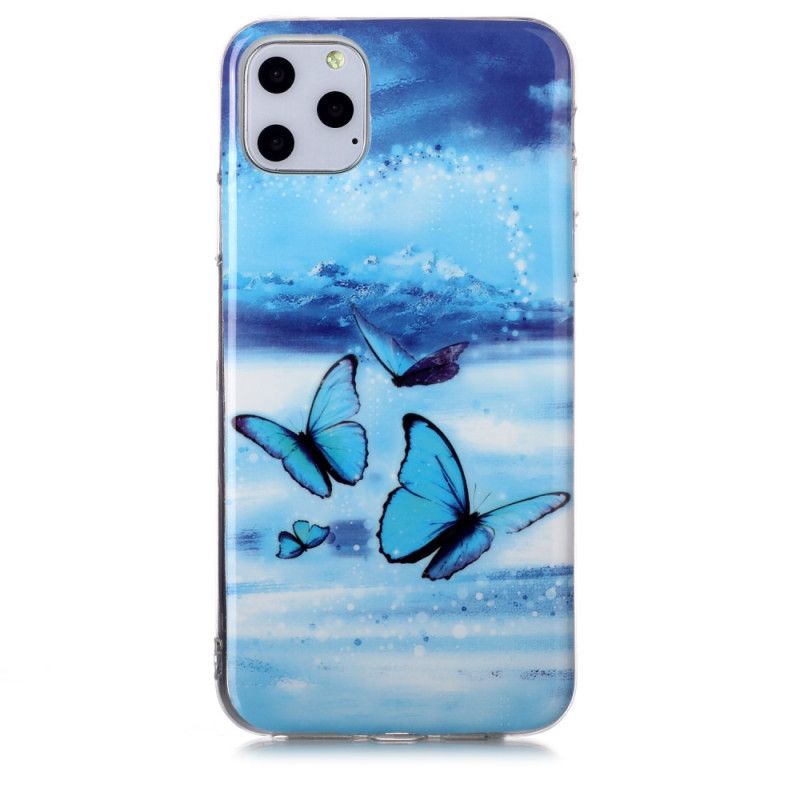 Coque iPhone 11 Pro Max Papillons Fluorescente