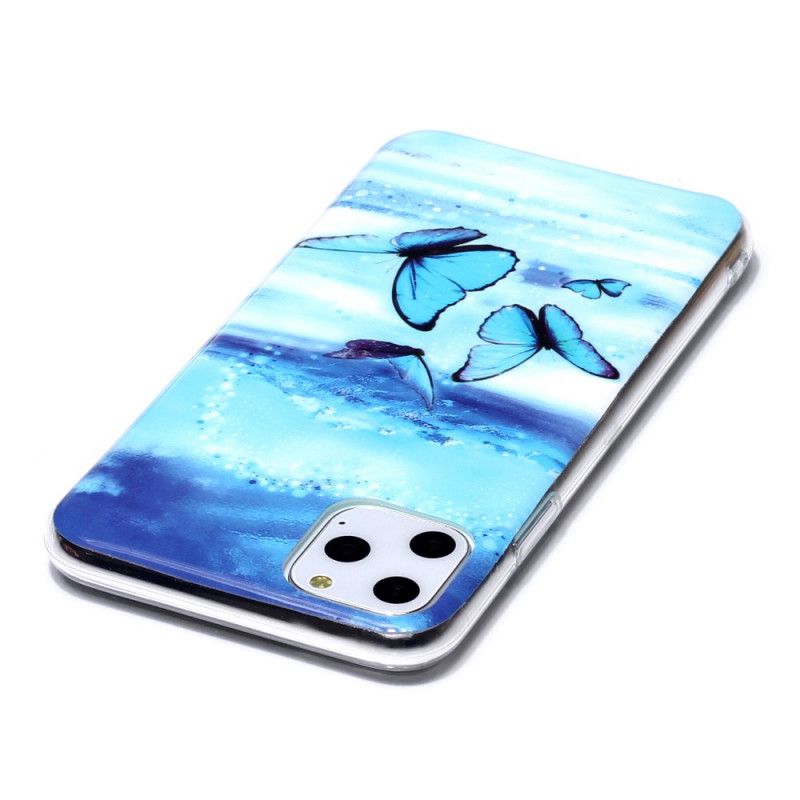 Coque iPhone 11 Pro Max Papillons Fluorescente