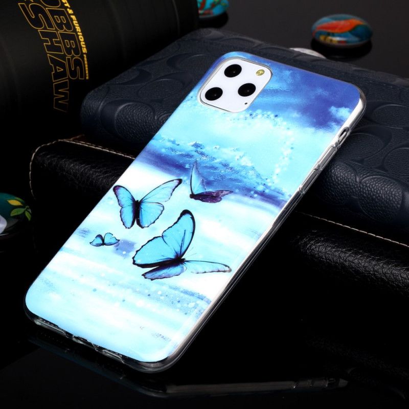 Coque iPhone 11 Pro Max Papillons Fluorescente