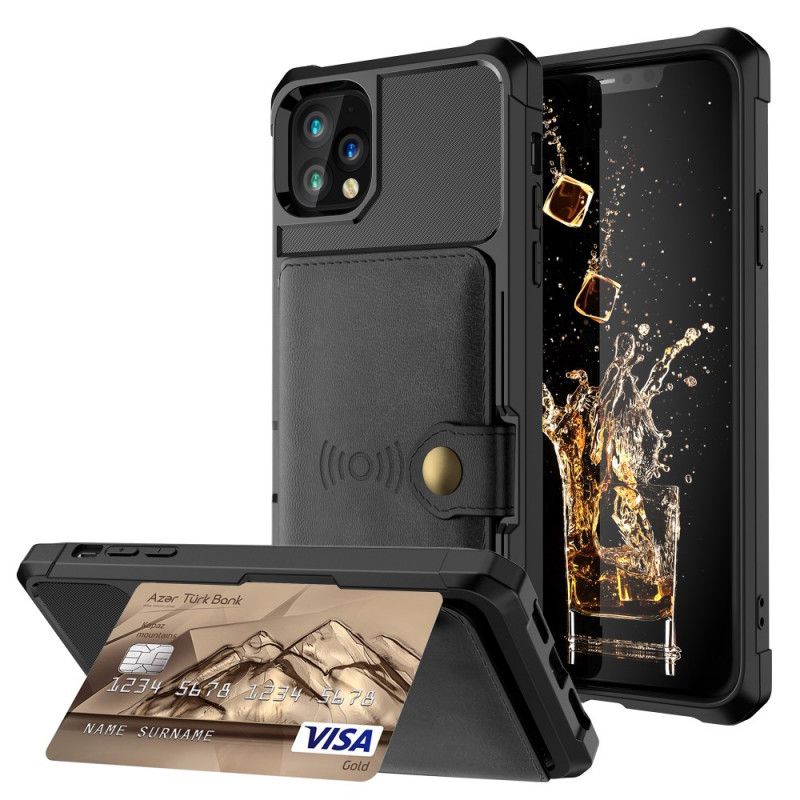 Coque iPhone 11 Pro Max Porte-cartes Multi-fonctionnel