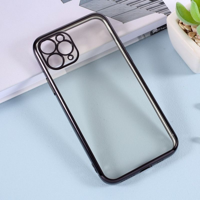 Coque iPhone 11 Pro Max Silicone Rebords Couleurs
