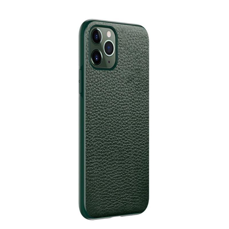 Coque iPhone 11 Pro Max Style Cuir Litchi Sulada